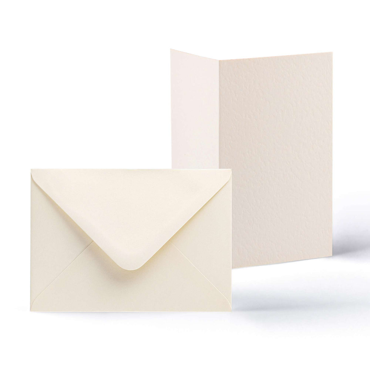 Pack de tarjetas y sobres con textura martillada