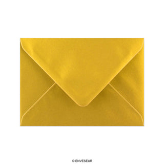 Sobre dorado metalizado de 114x162 mm (C6)