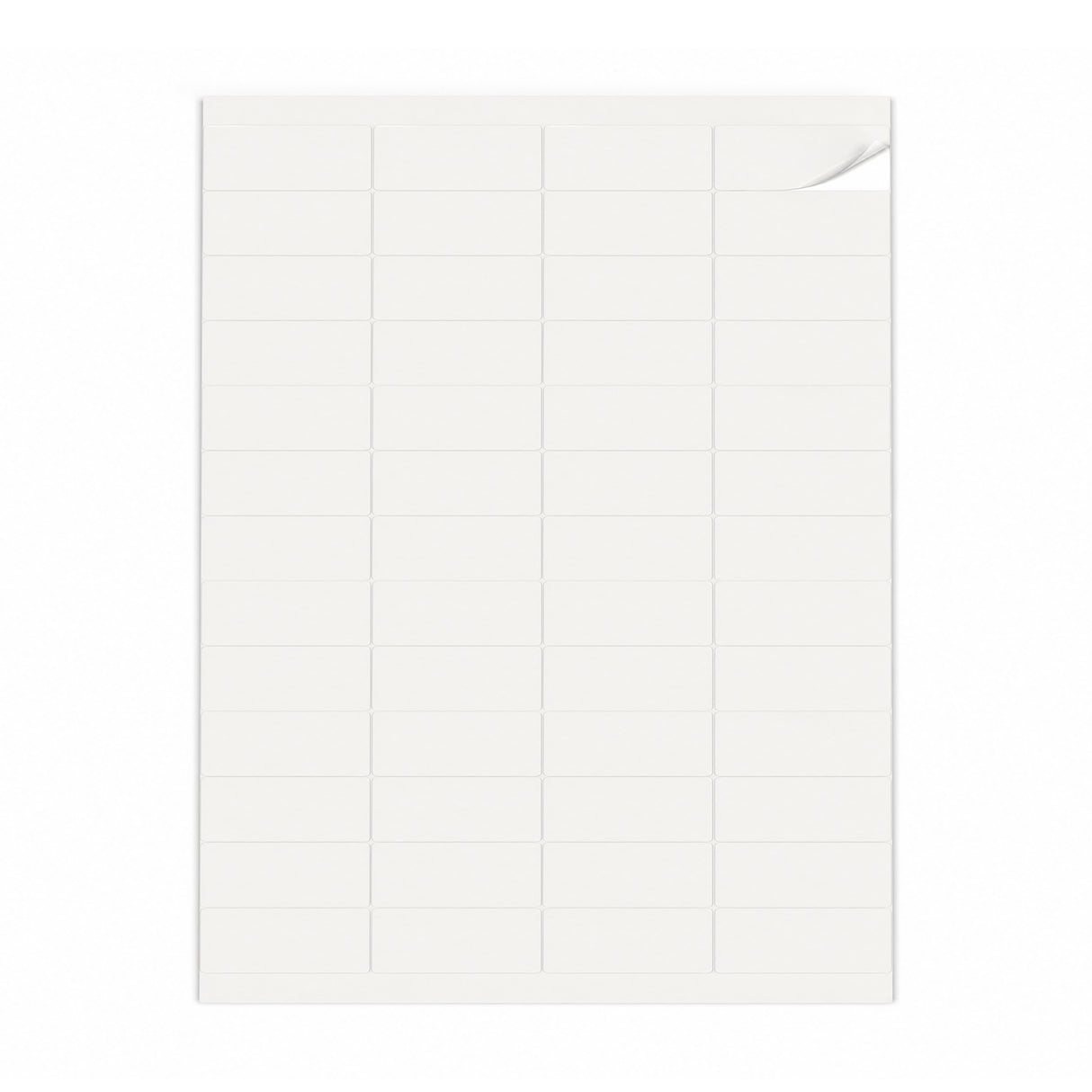 Packs de etiquetas blancas XS - 100 hojas