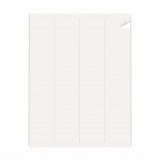 Packs de etiquetas blancas XS - 100 hojas