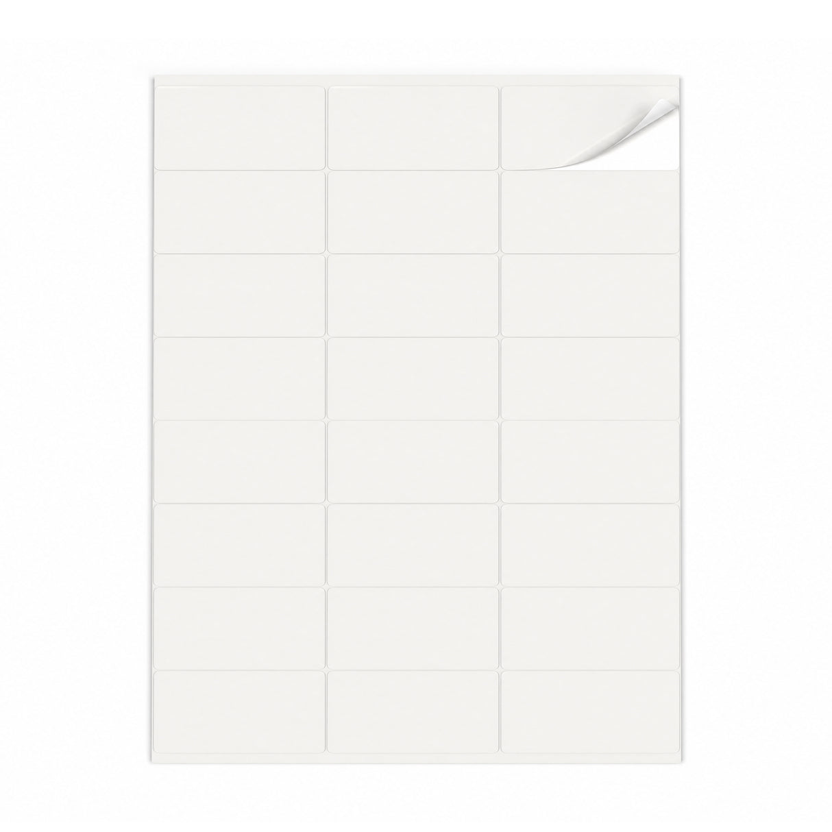 Packs de etiquetas blancas S - 100 hojas