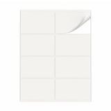 Packs de etiquetas blancas ML - 100 hojas