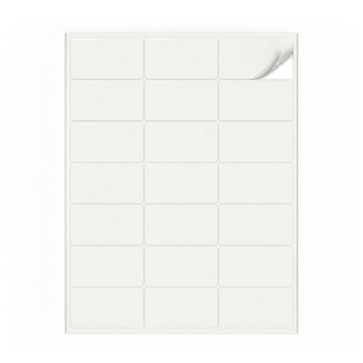 Packs de etiquetas blancas S - 100 hojas