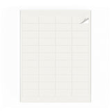 Packs de etiquetas blancas XS - 100 hojas