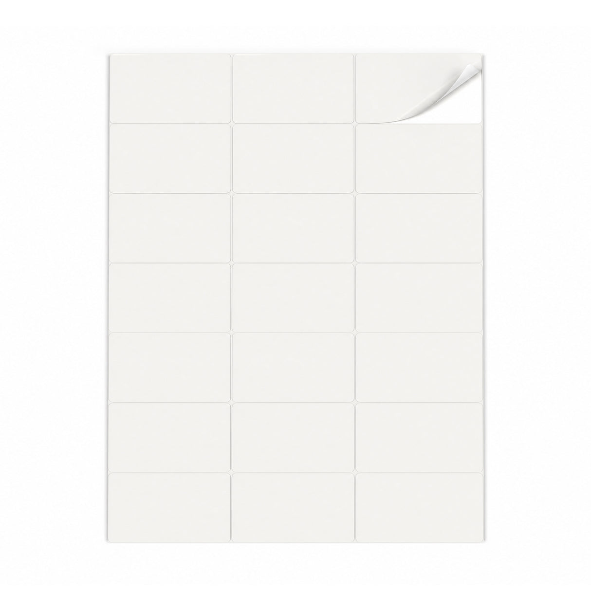 Packs de etiquetas blancas S - 100 hojas