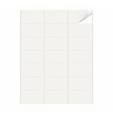 Packs de etiquetas blancas S - 100 hojas