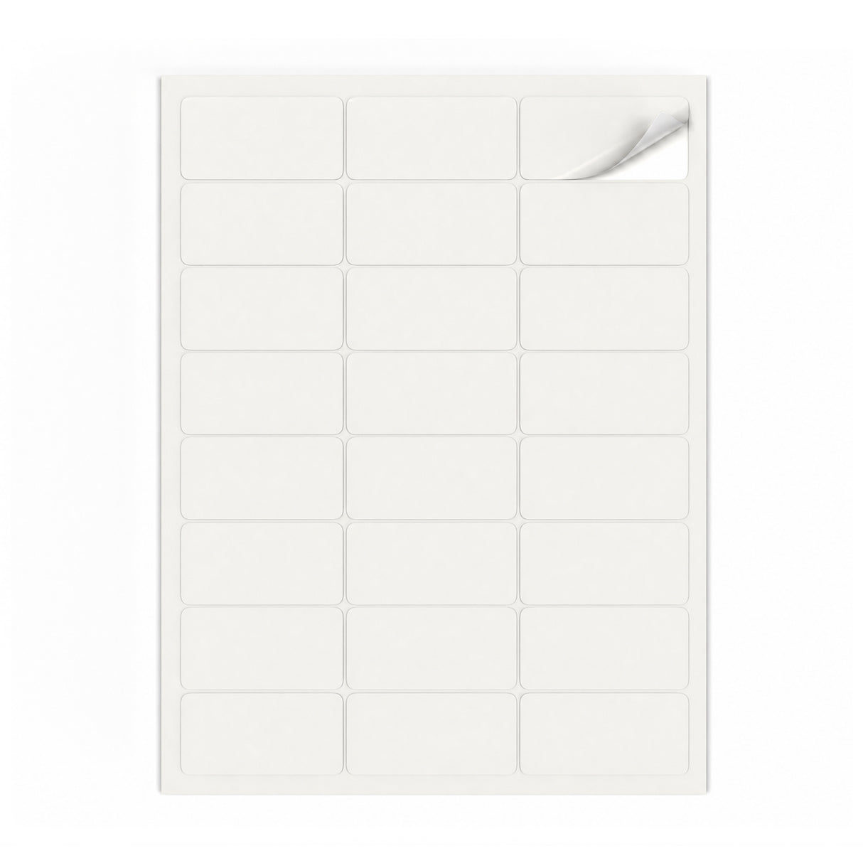 Packs de etiquetas blancas S - 100 hojas