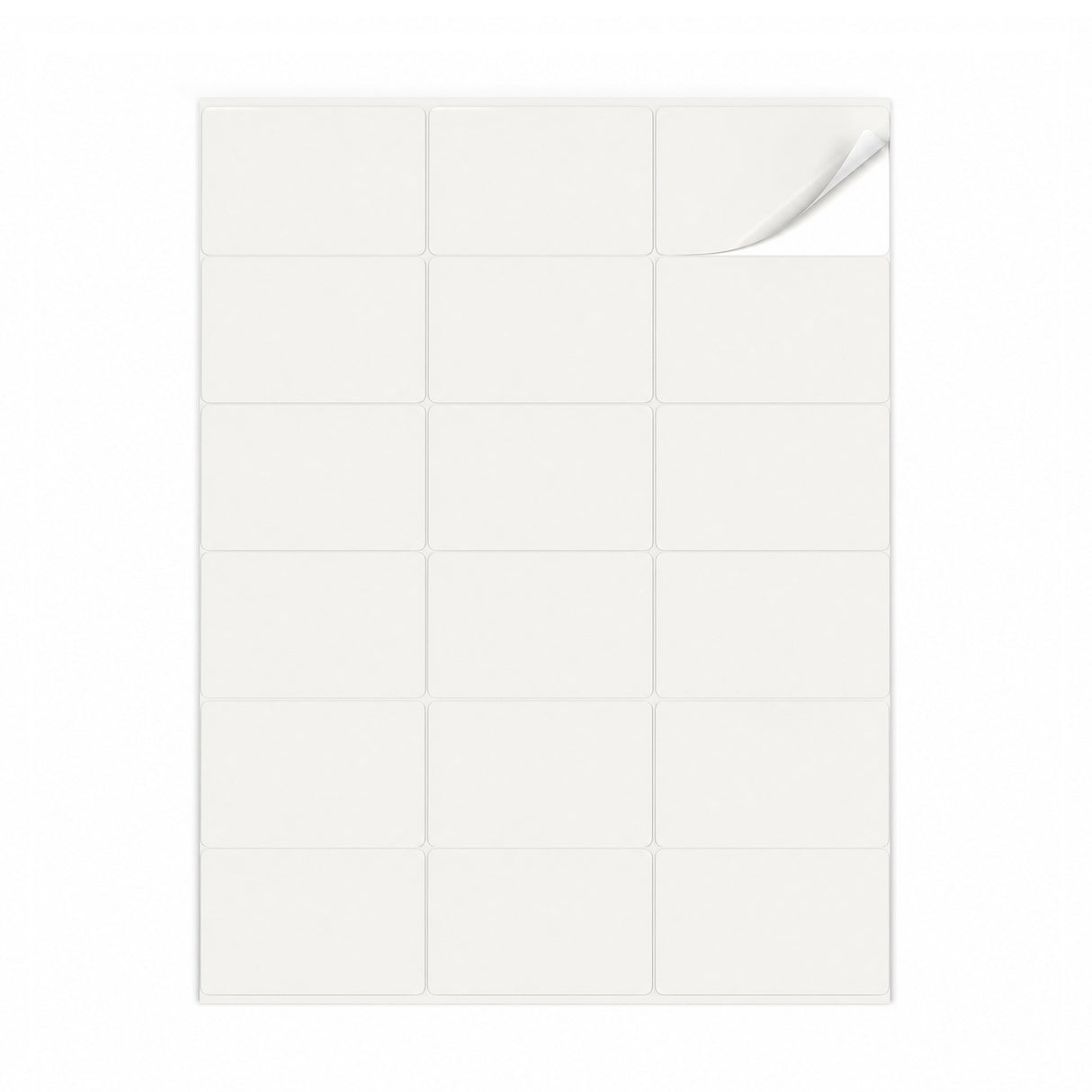 Packs de etiquetas blancas M - 100 hojas