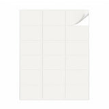 Packs de etiquetas blancas M - 100 hojas