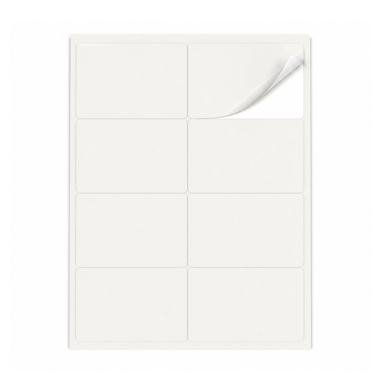 Packs de etiquetas blancas ML - 100 hojas