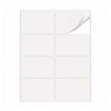 Packs de etiquetas blancas ML - 100 hojas