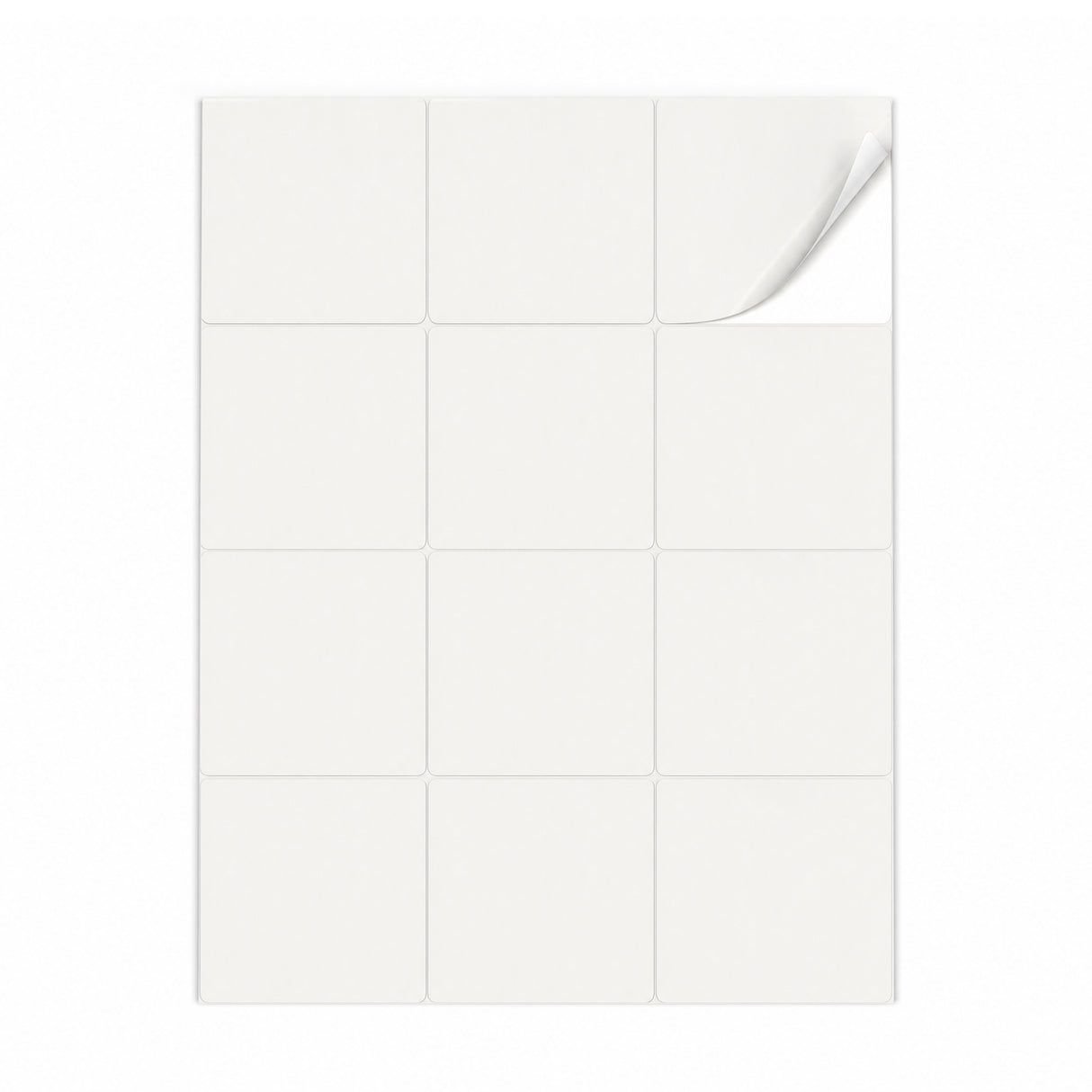 Packs de etiquetas blancas ML - 100 hojas