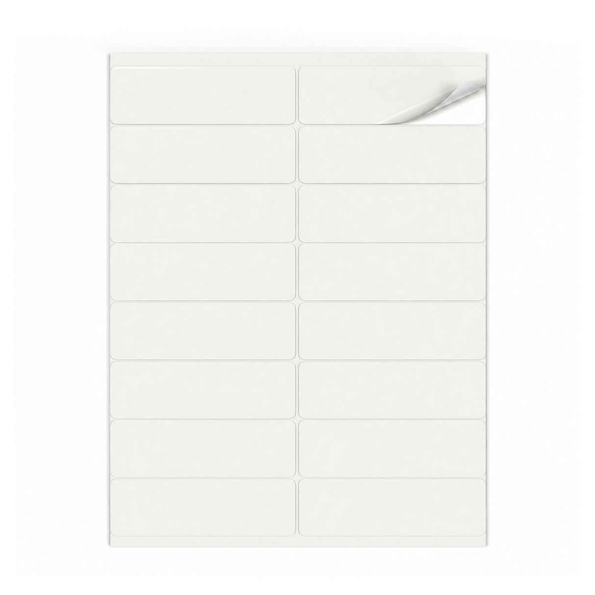 Packs de etiquetas blancas M - 100 hojas
