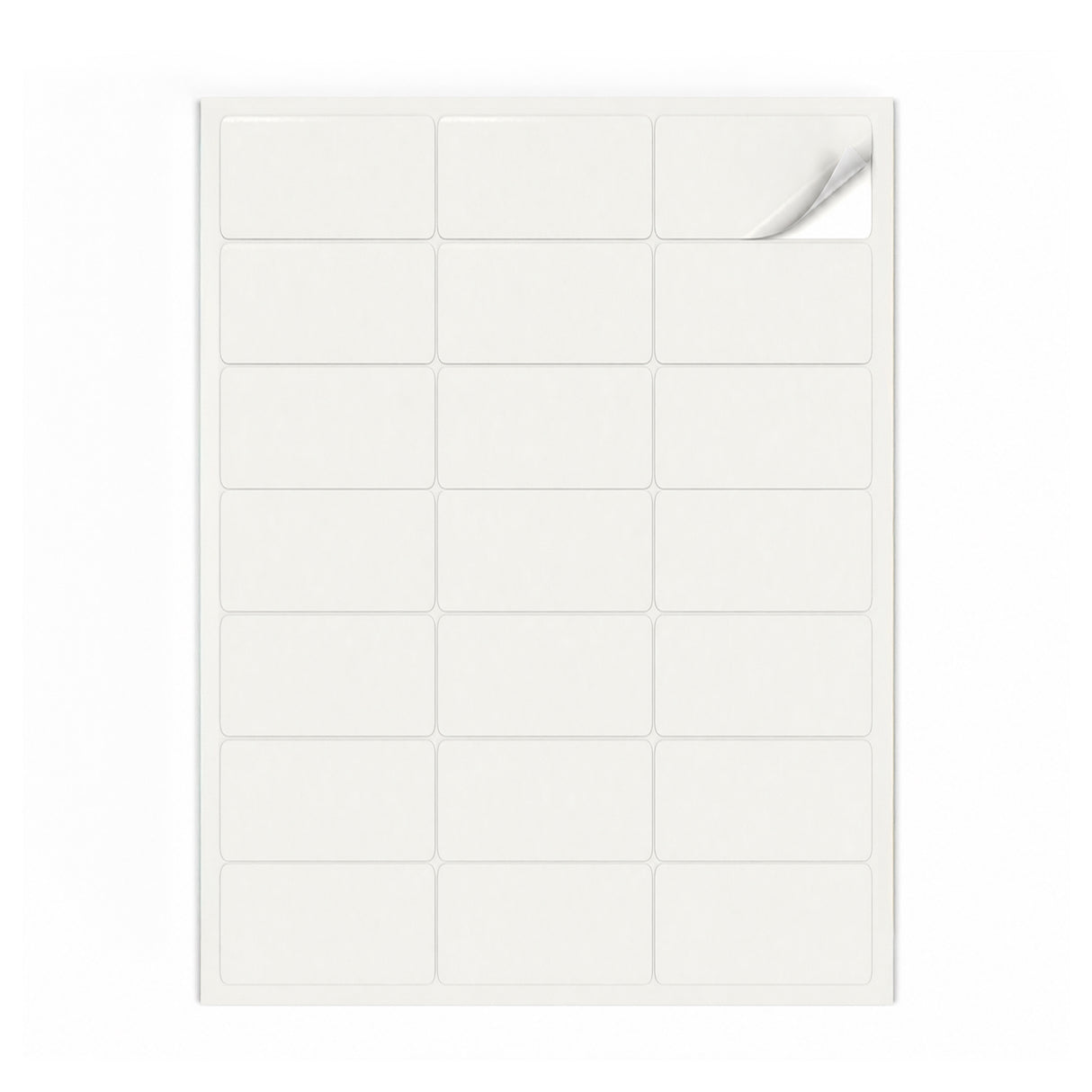 Packs de etiquetas blancas S - 100 hojas