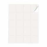 Packs de etiquetas blancas M - 100 hojas