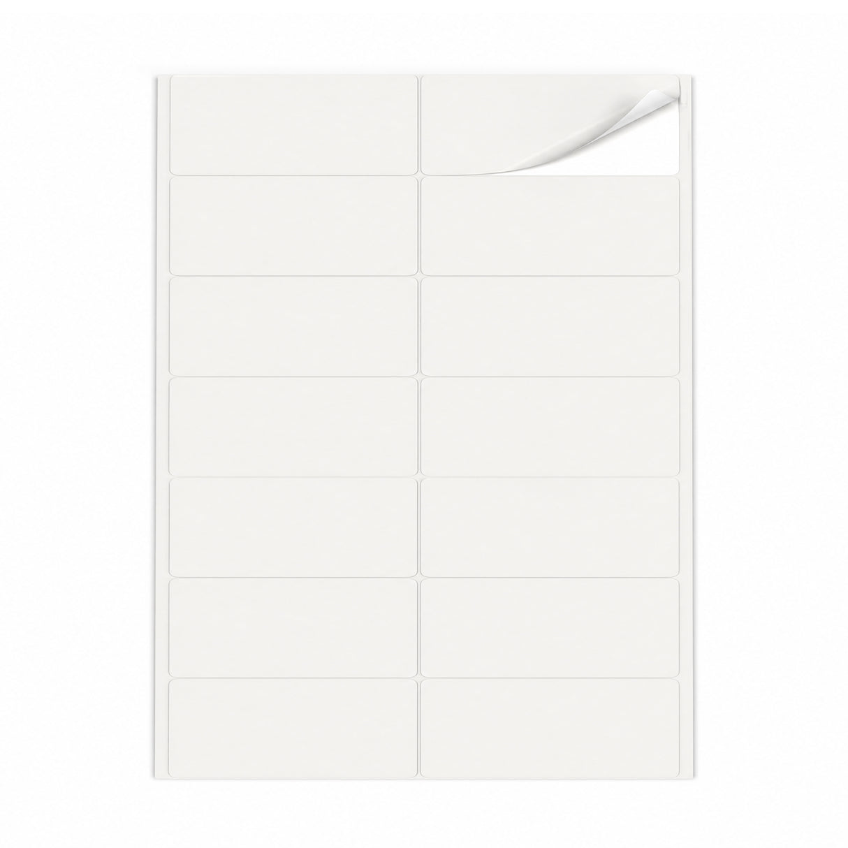Packs de etiquetas blancas M - 100 hojas