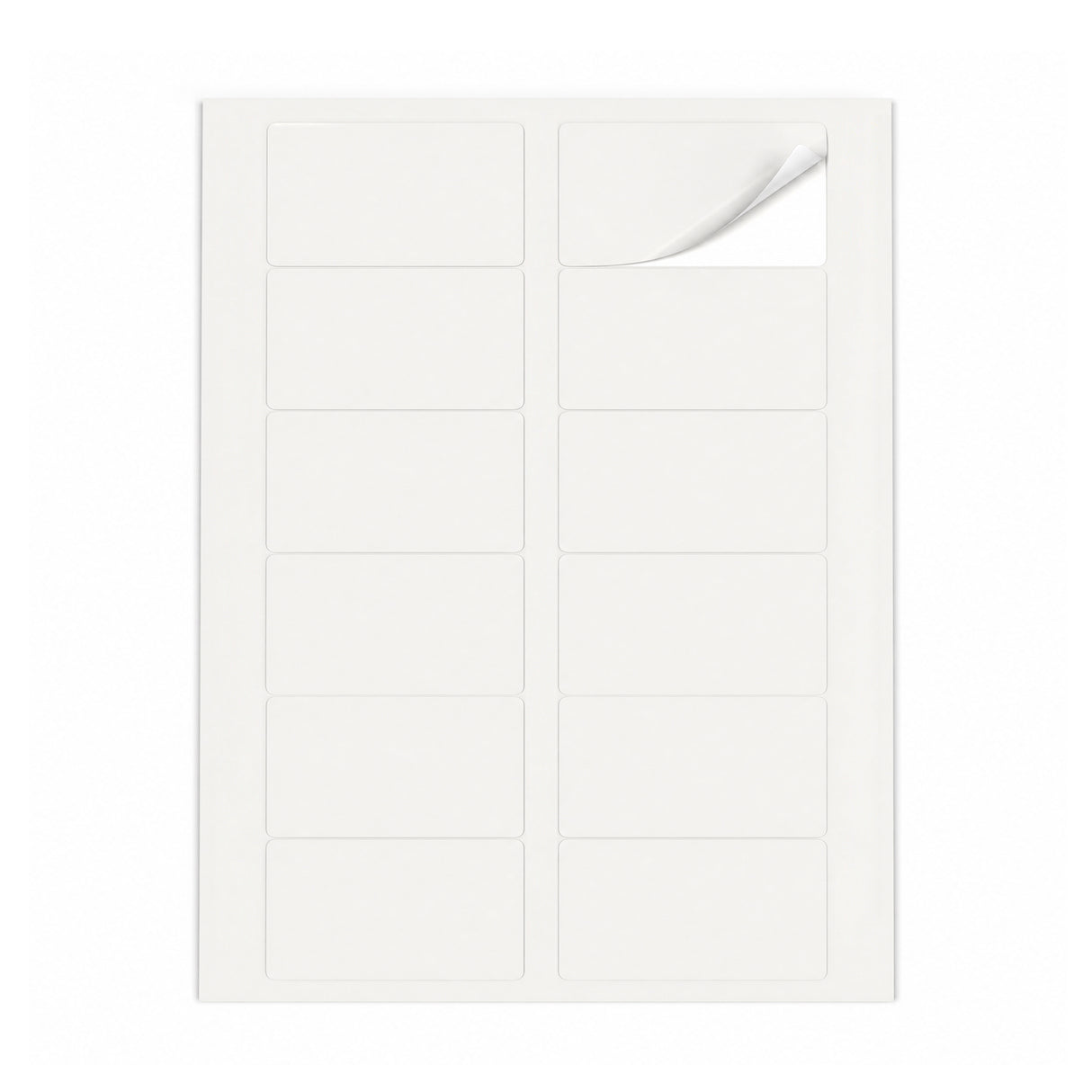 Packs de etiquetas blancas M - 100 hojas
