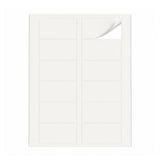 Packs de etiquetas blancas M - 100 hojas