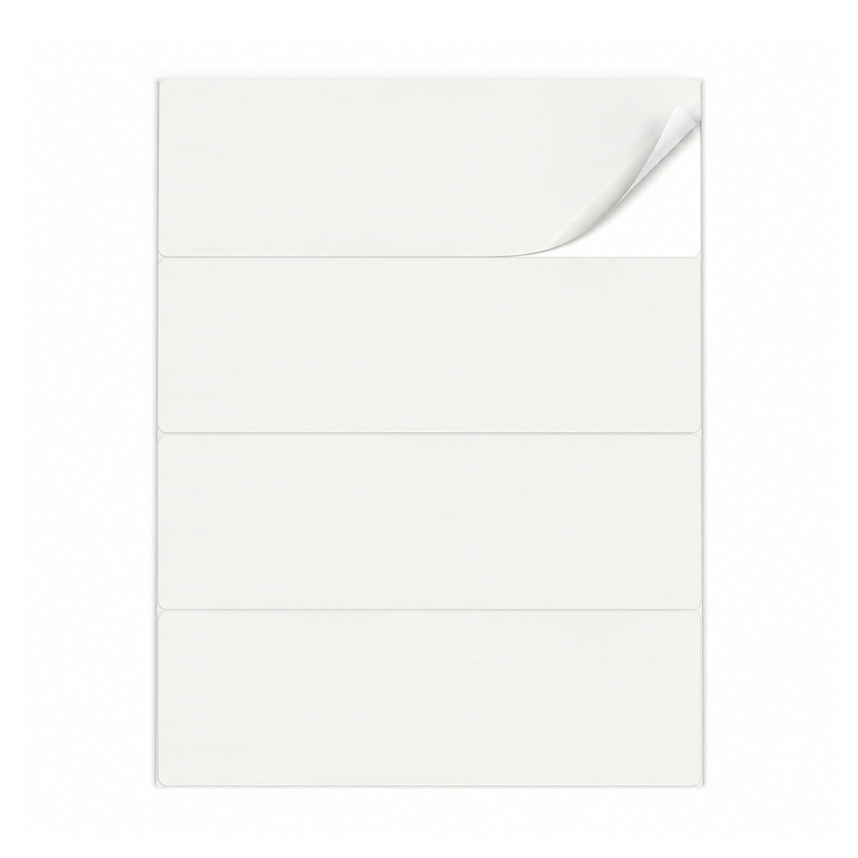 Packs de etiquetas blancas L - 100 hojas