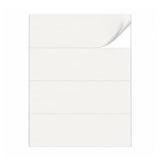 Packs de etiquetas blancas L - 100 hojas