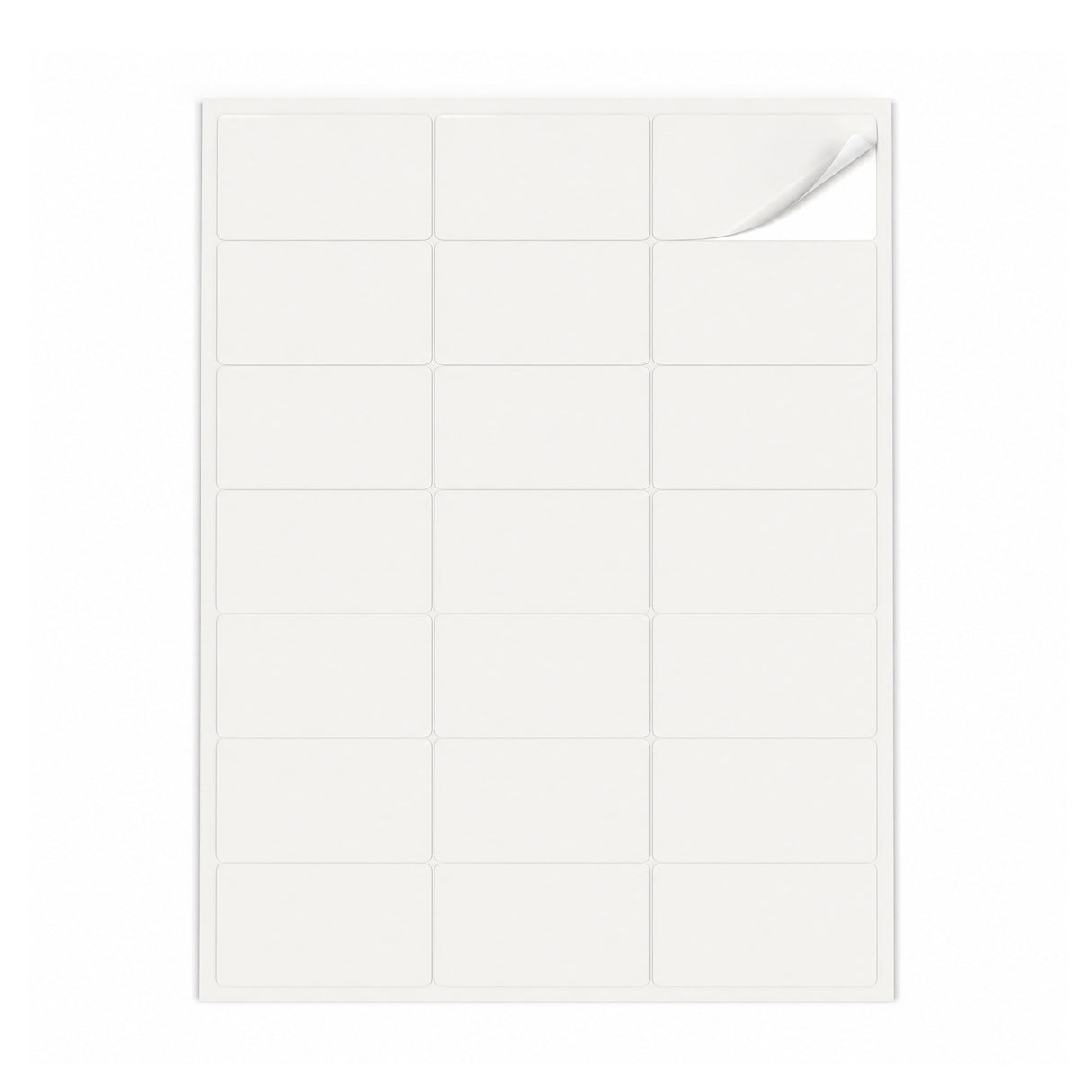 Packs de etiquetas blancas S - 100 hojas