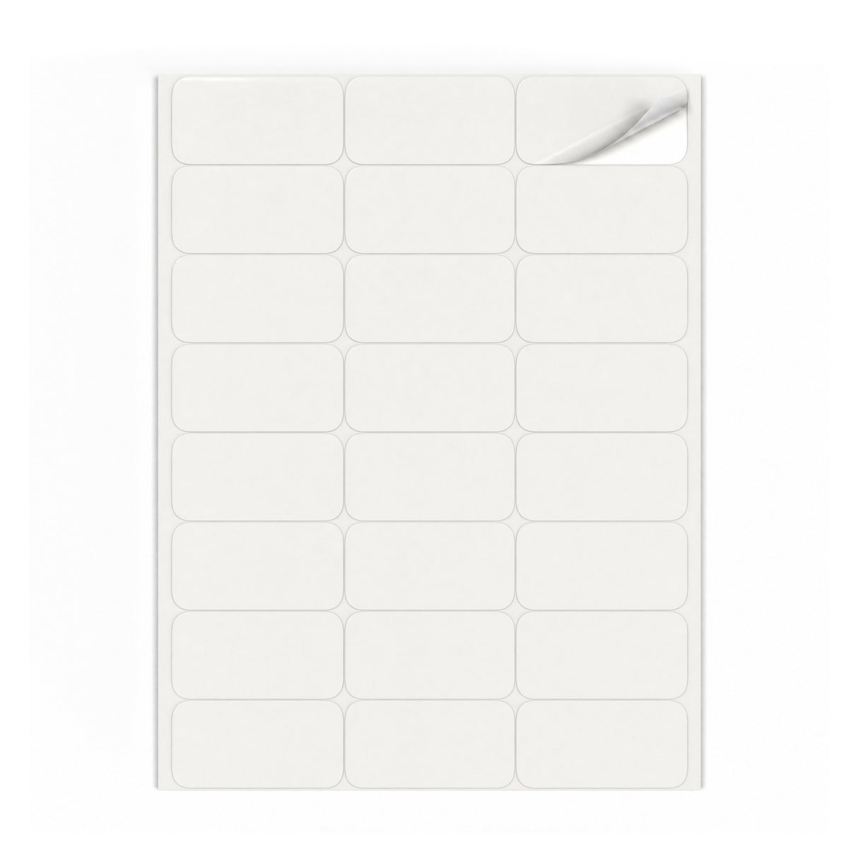 Packs de etiquetas blancas S - 100 hojas