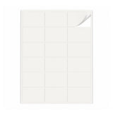 Packs de etiquetas blancas S - 100 hojas