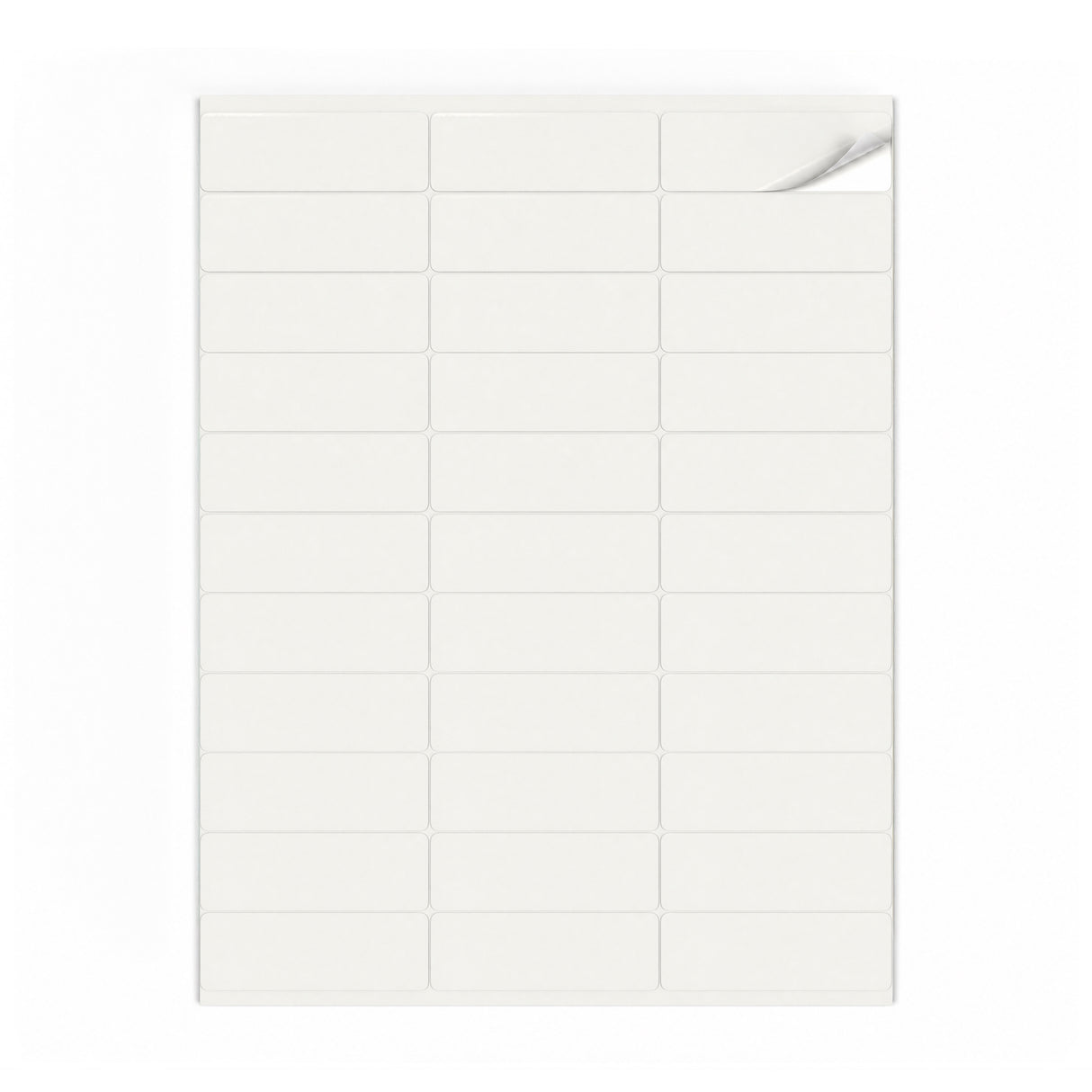 Packs de etiquetas blancas S - 100 hojas
