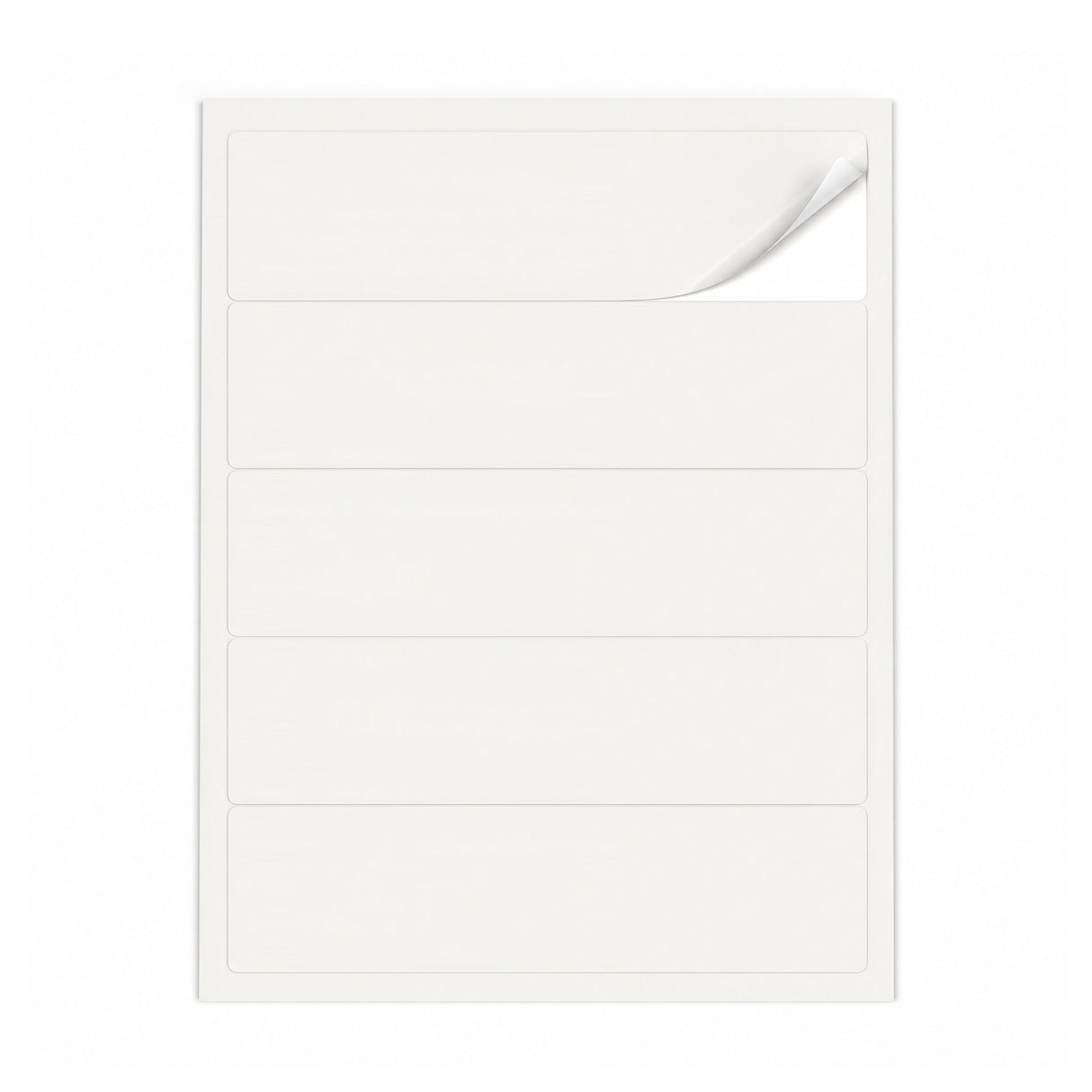 Packs de etiquetas blancas L - 100 hojas