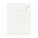 Packs de etiquetas blancas L - 100 hojas