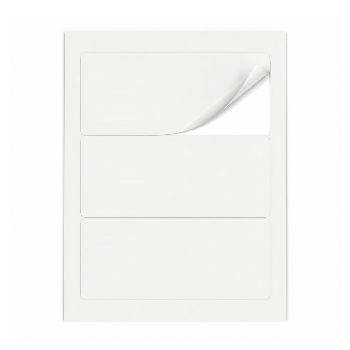 Packs de etiquetas blancas L - 100 hojas