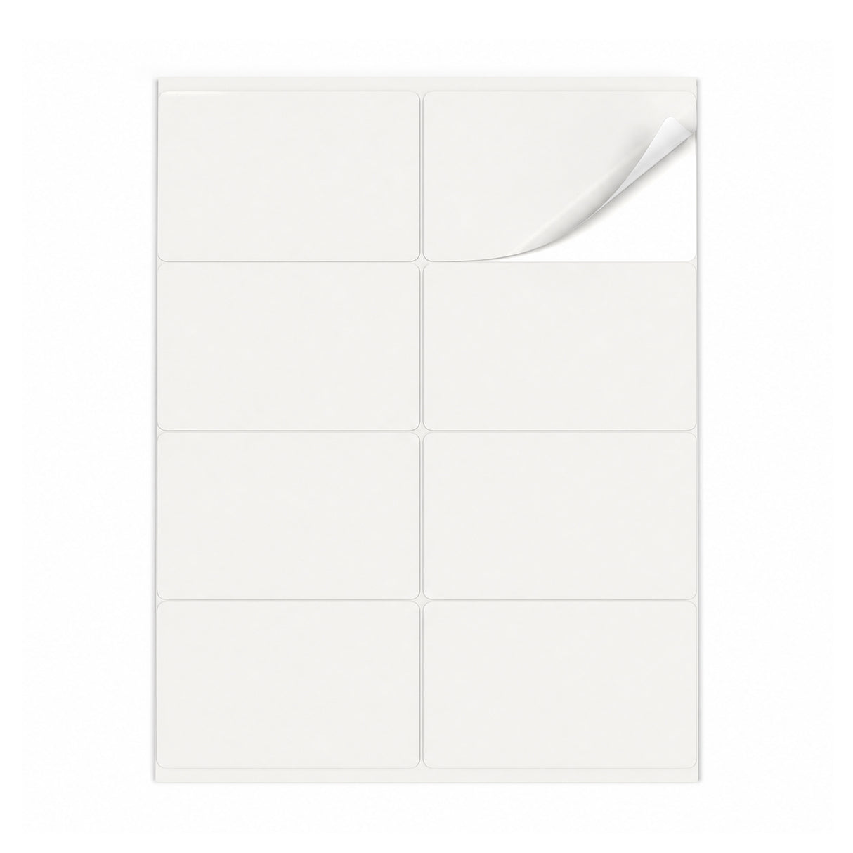 Packs de etiquetas blancas ML - 100 hojas