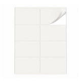 Packs de etiquetas blancas ML - 100 hojas