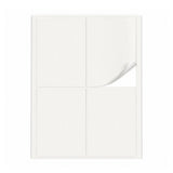 Packs de etiquetas blancas L - 100 hojas