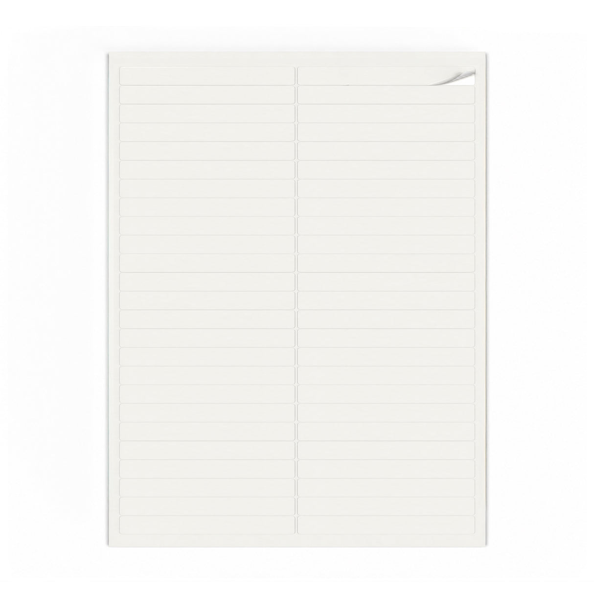 Packs de etiquetas blancas XS - 100 hojas