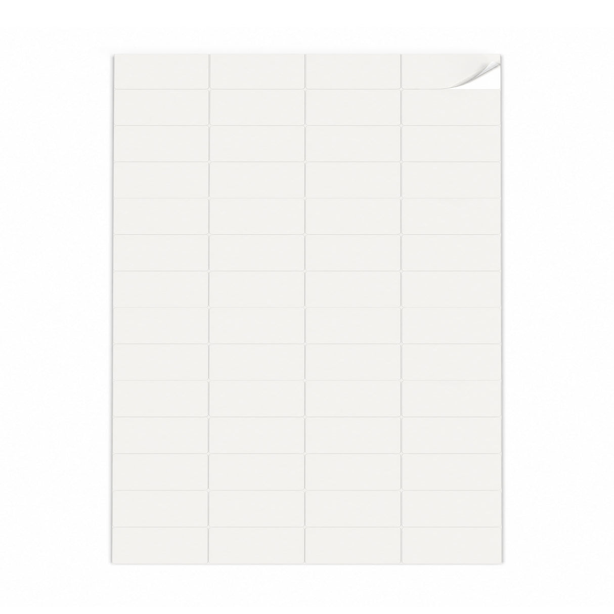 Packs de etiquetas blancas XS - 100 hojas