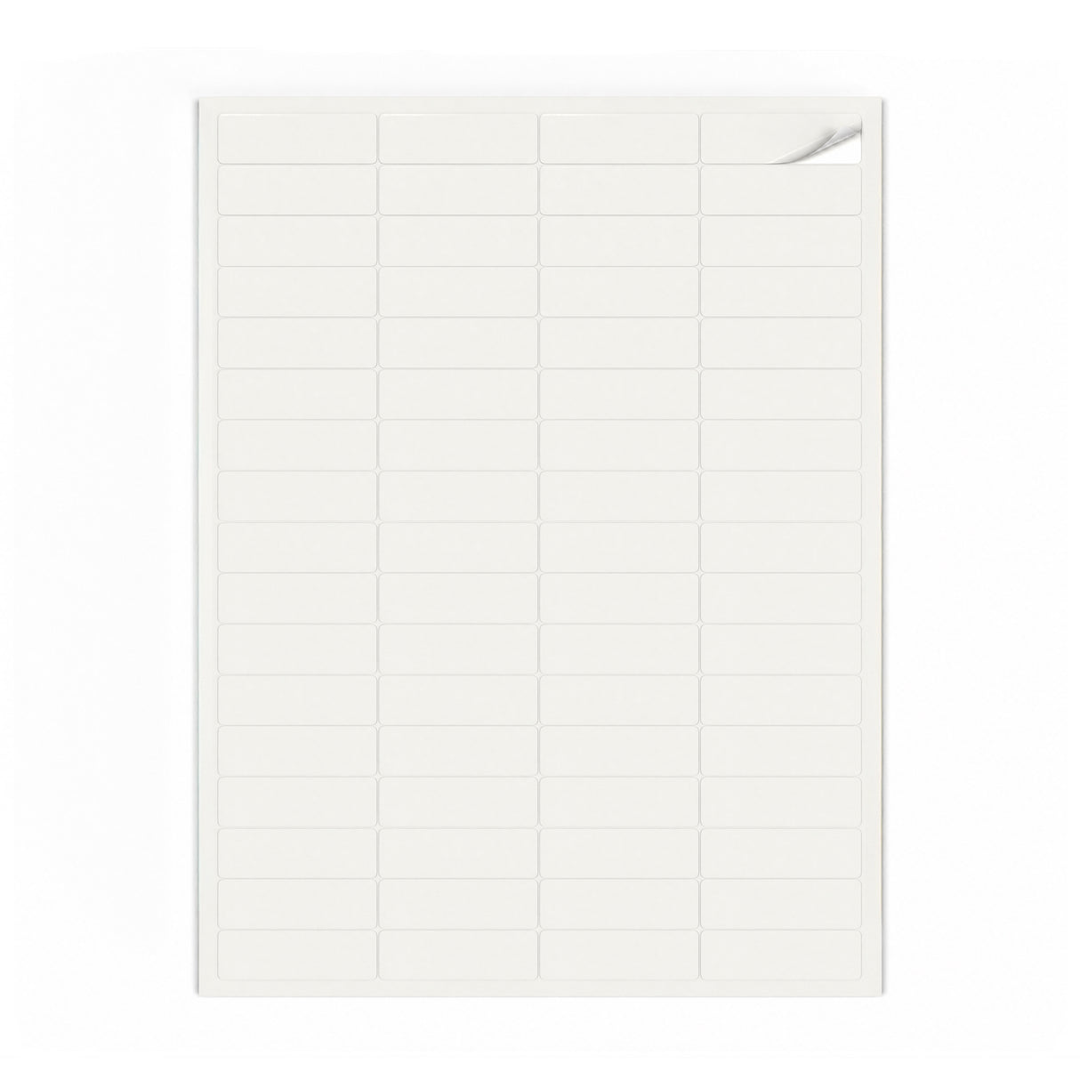 Packs de etiquetas blancas XS - 100 hojas