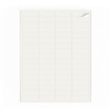 Packs de etiquetas blancas XS - 100 hojas