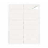 Packs de etiquetas blancas M - 100 hojas