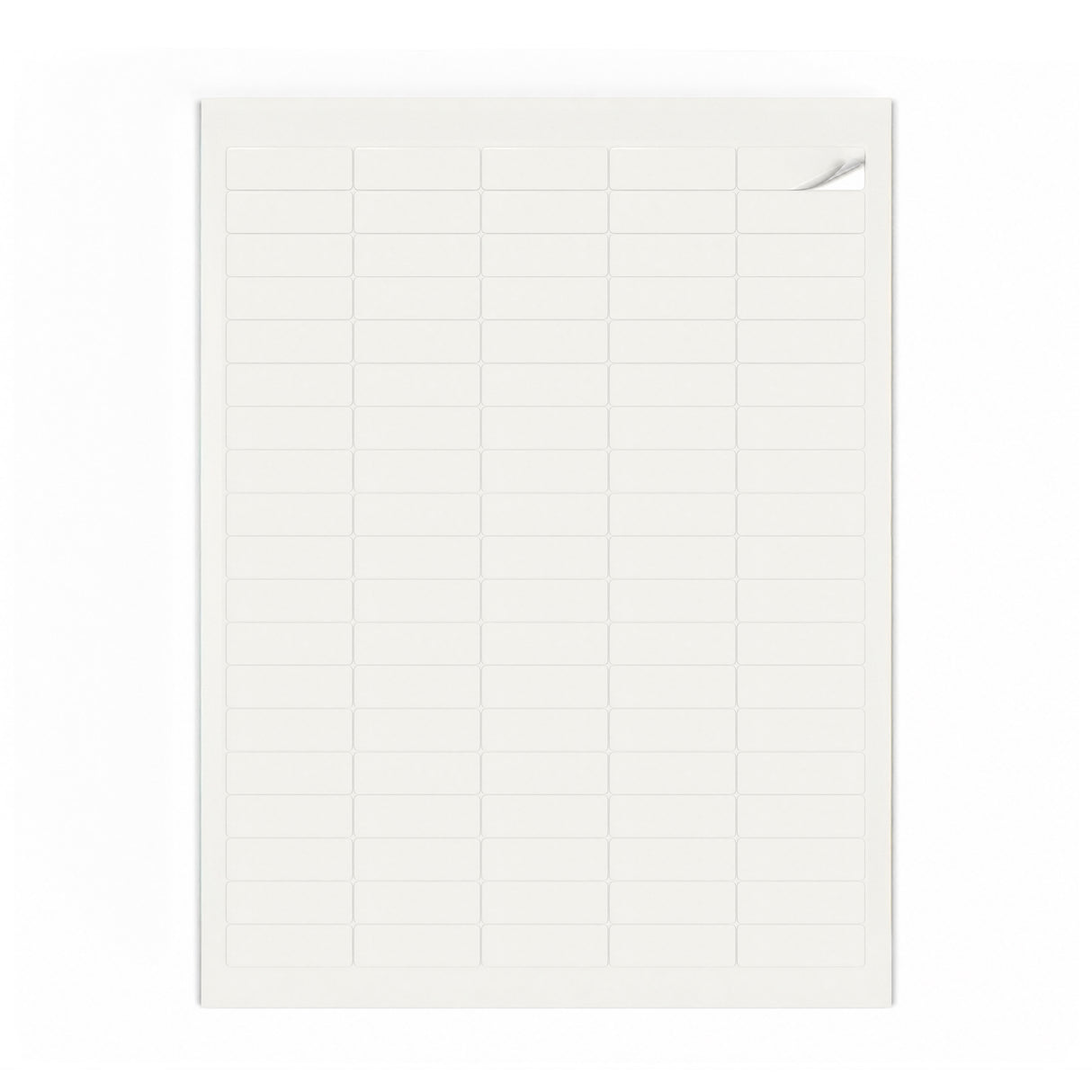 Packs de etiquetas blancas XS - 100 hojas