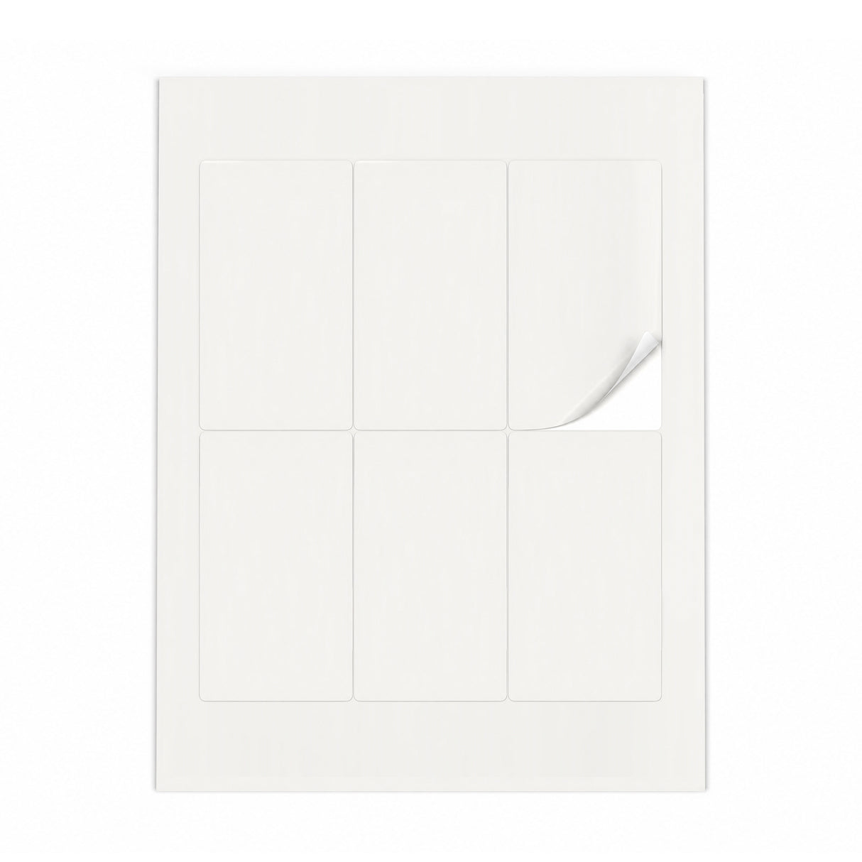 Packs de etiquetas blancas ML - 100 hojas