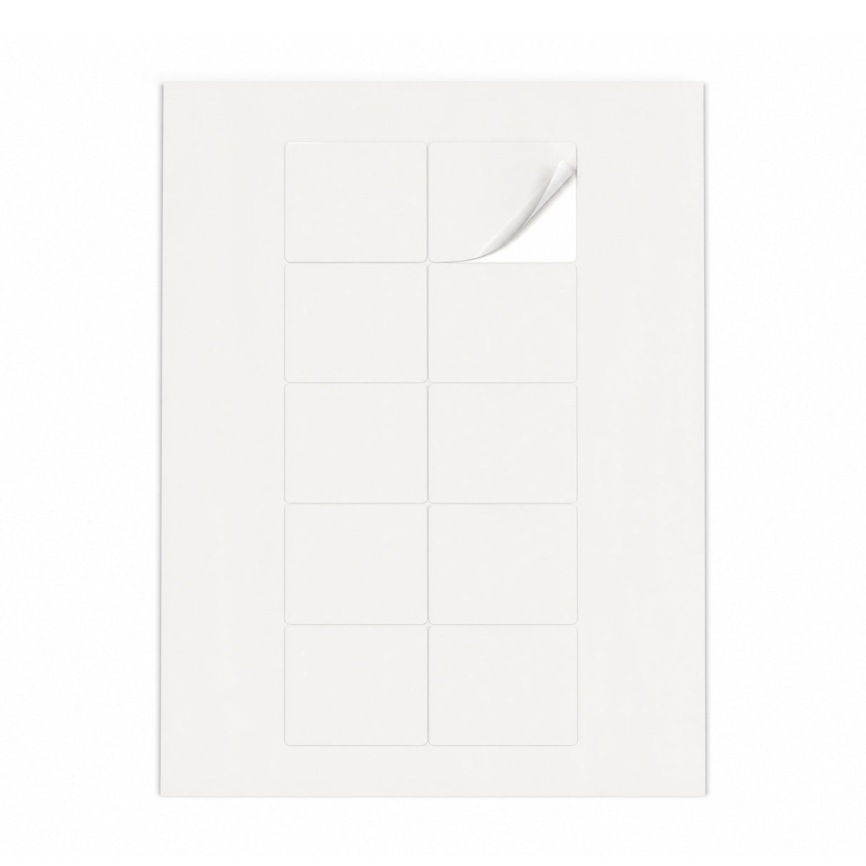 Packs de etiquetas blancas M - 100 hojas