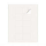 Packs de etiquetas blancas M - 100 hojas