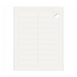 Packs de etiquetas blancas S - 100 hojas