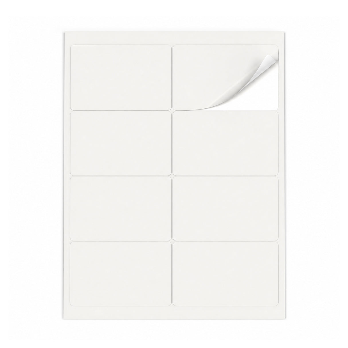 Packs de etiquetas blancas ML - 100 hojas