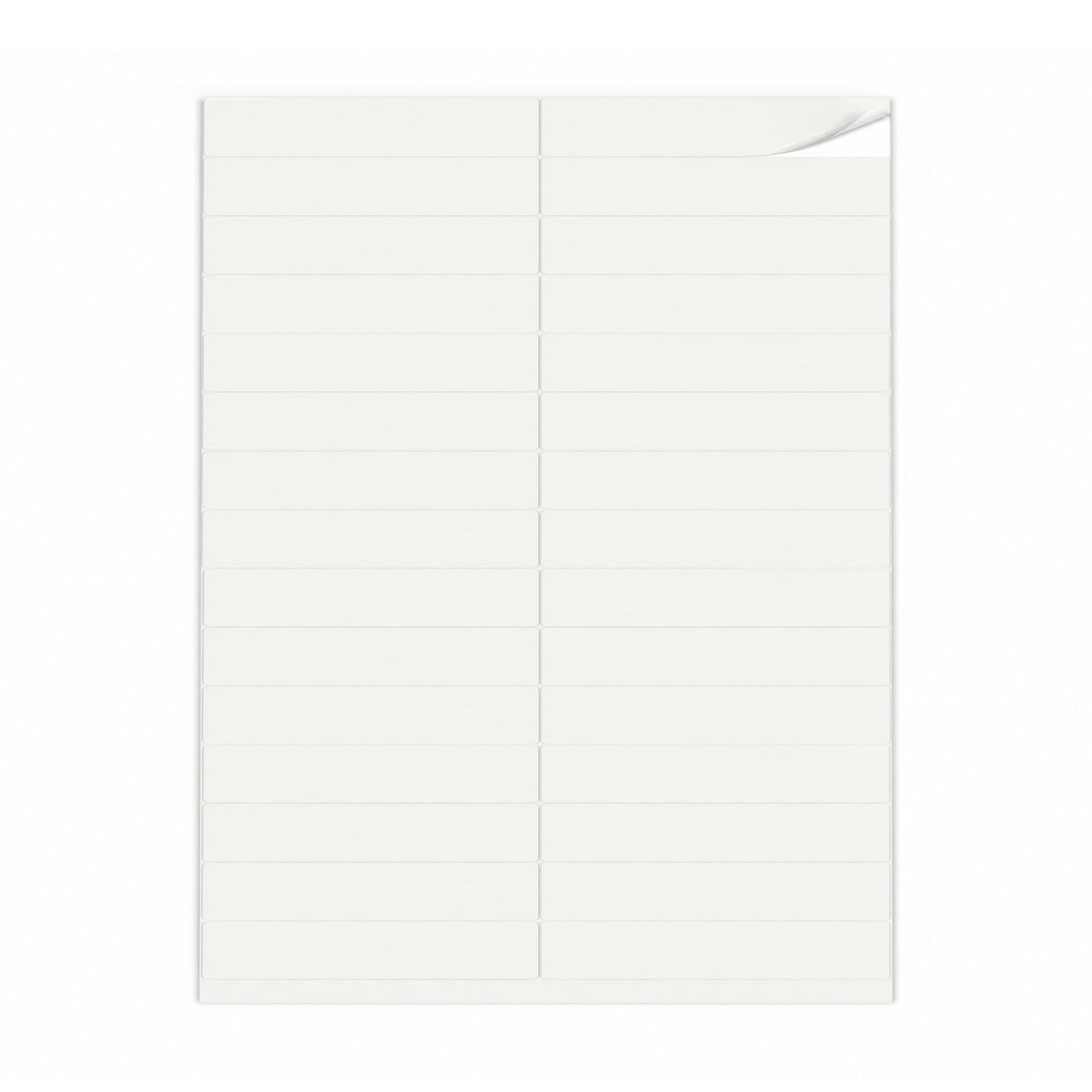 Packs de etiquetas blancas S - 100 hojas