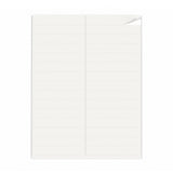 Packs de etiquetas blancas S - 100 hojas