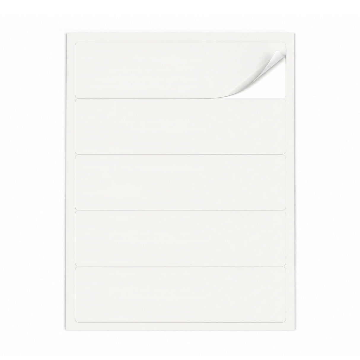 Packs de etiquetas blancas L - 100 hojas