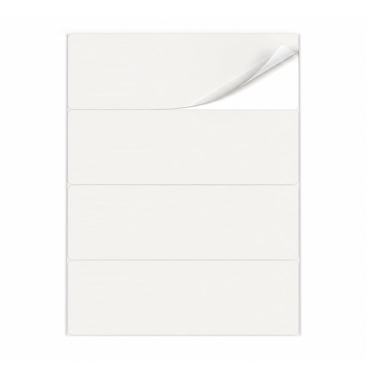 Packs de etiquetas blancas L - 100 hojas
