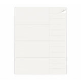 Packs de etiquetas blancas L - 100 hojas